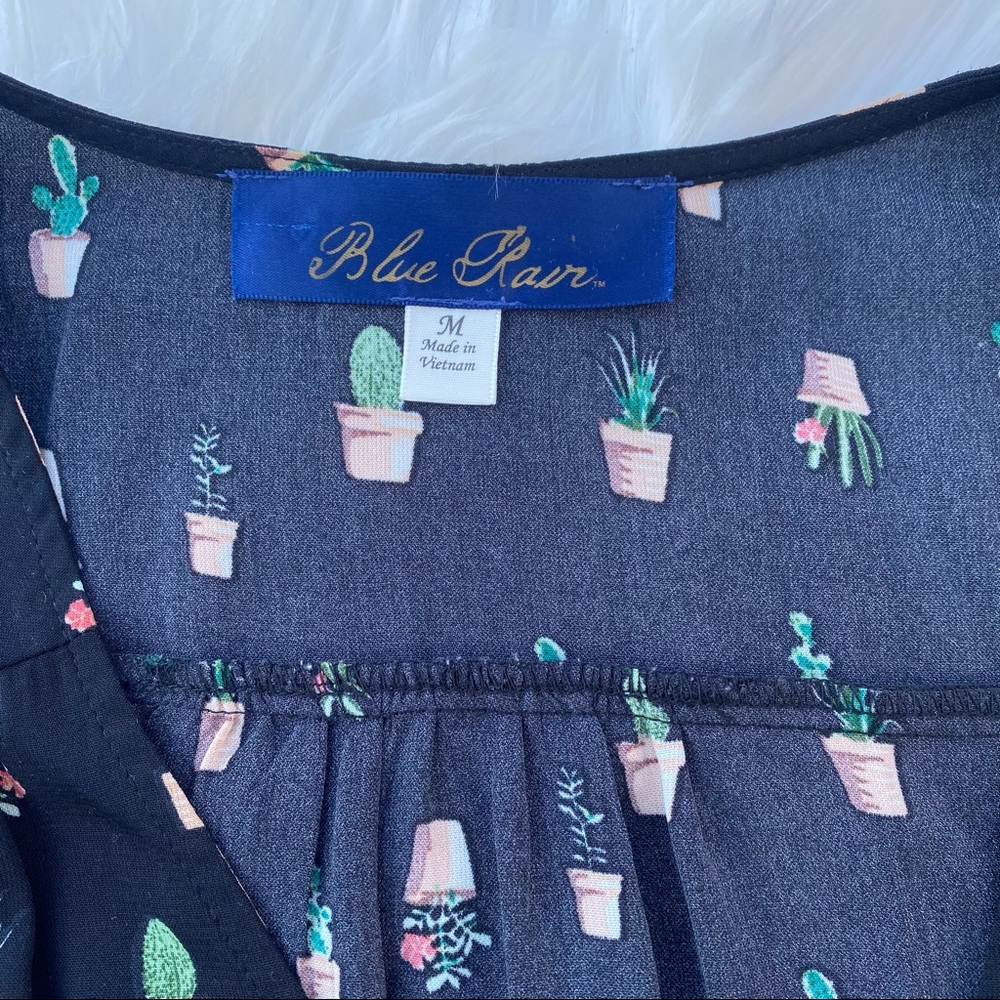 Succulent Pattern Blouse - image 2